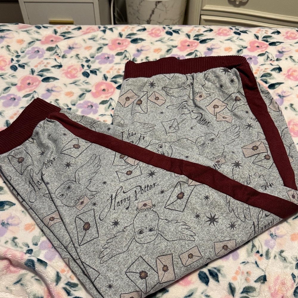 Harry Potter Gray and Red Pajama Pants